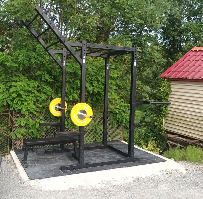 Statie rack profesionala half rack cadru antrenament funcțional