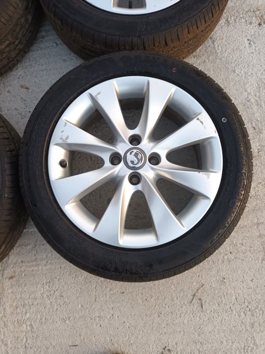 Jante cu anvelope 195/55/R16 opel corsa an 2012
