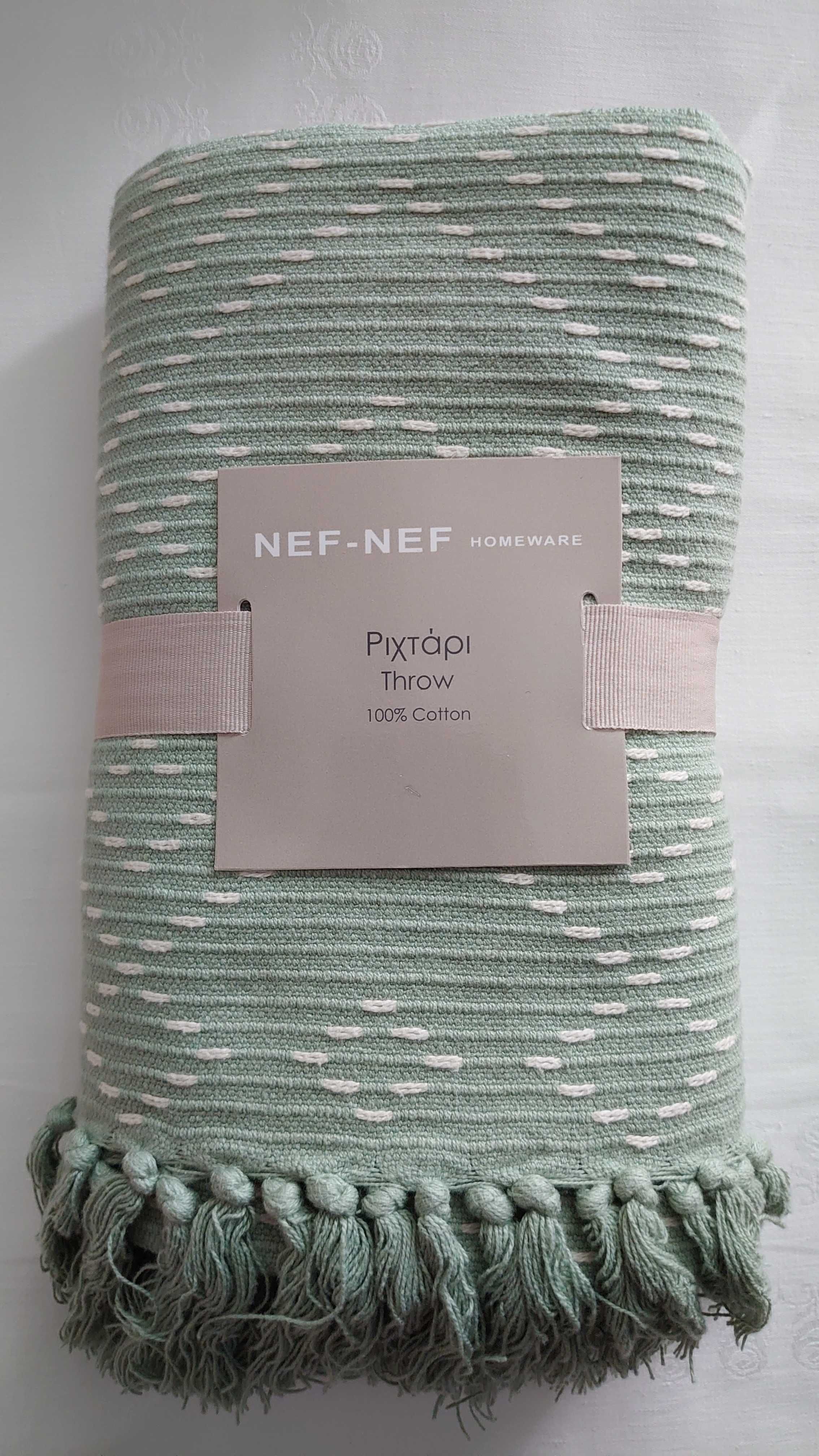 Cuvertura Nef-Nef homeware, bumbac, verde menta