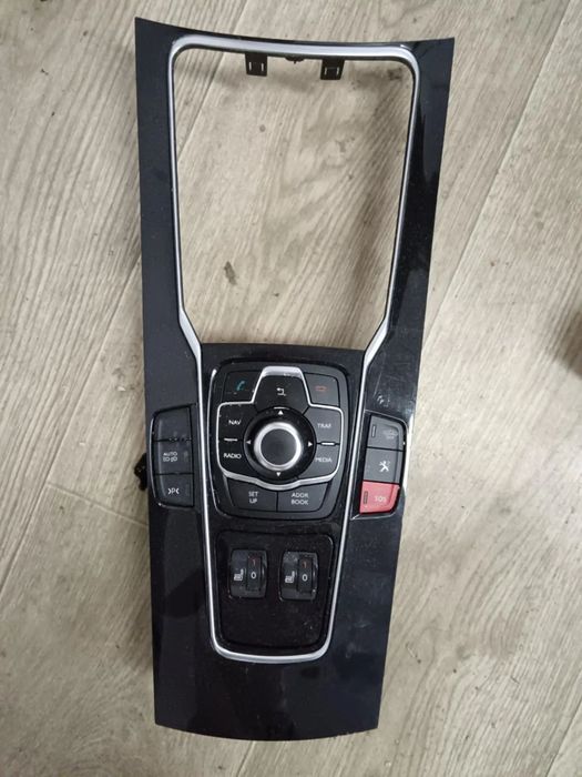 Consola centrala cu joystick multimedia peugeot 508 si butoane incalzire scaune 9802378577