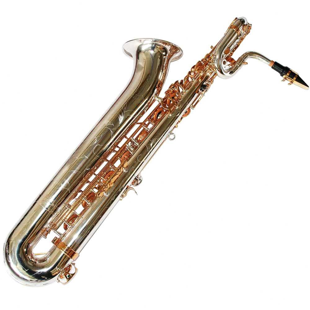 Saxofon Bariton Karl Glaser Eb Silver&Gold