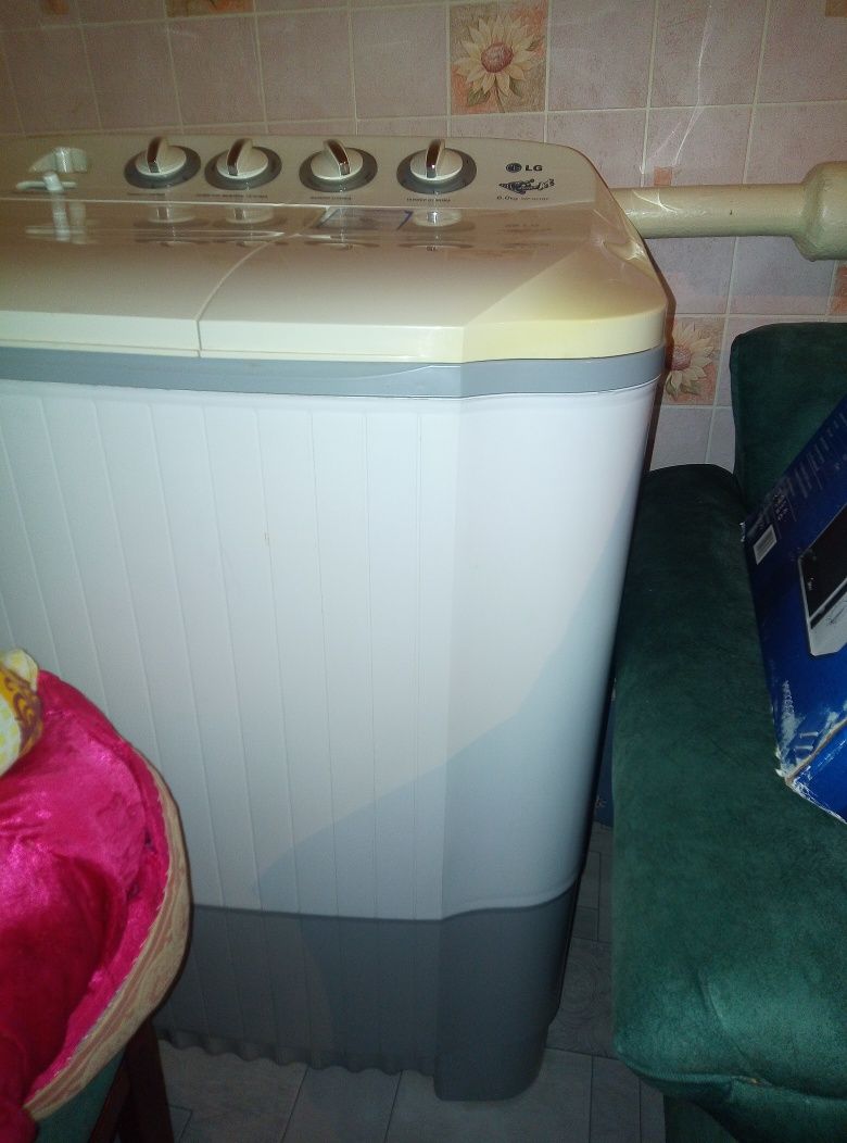 LG стиральная машина полуавтомат 6 кг
