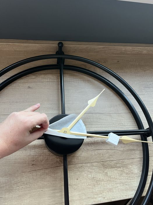 Vand ceas de perete, din metal, 50 cm diametrul