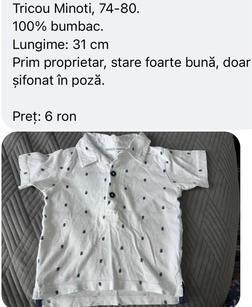 Lot haine de bebe mărimea 74/80