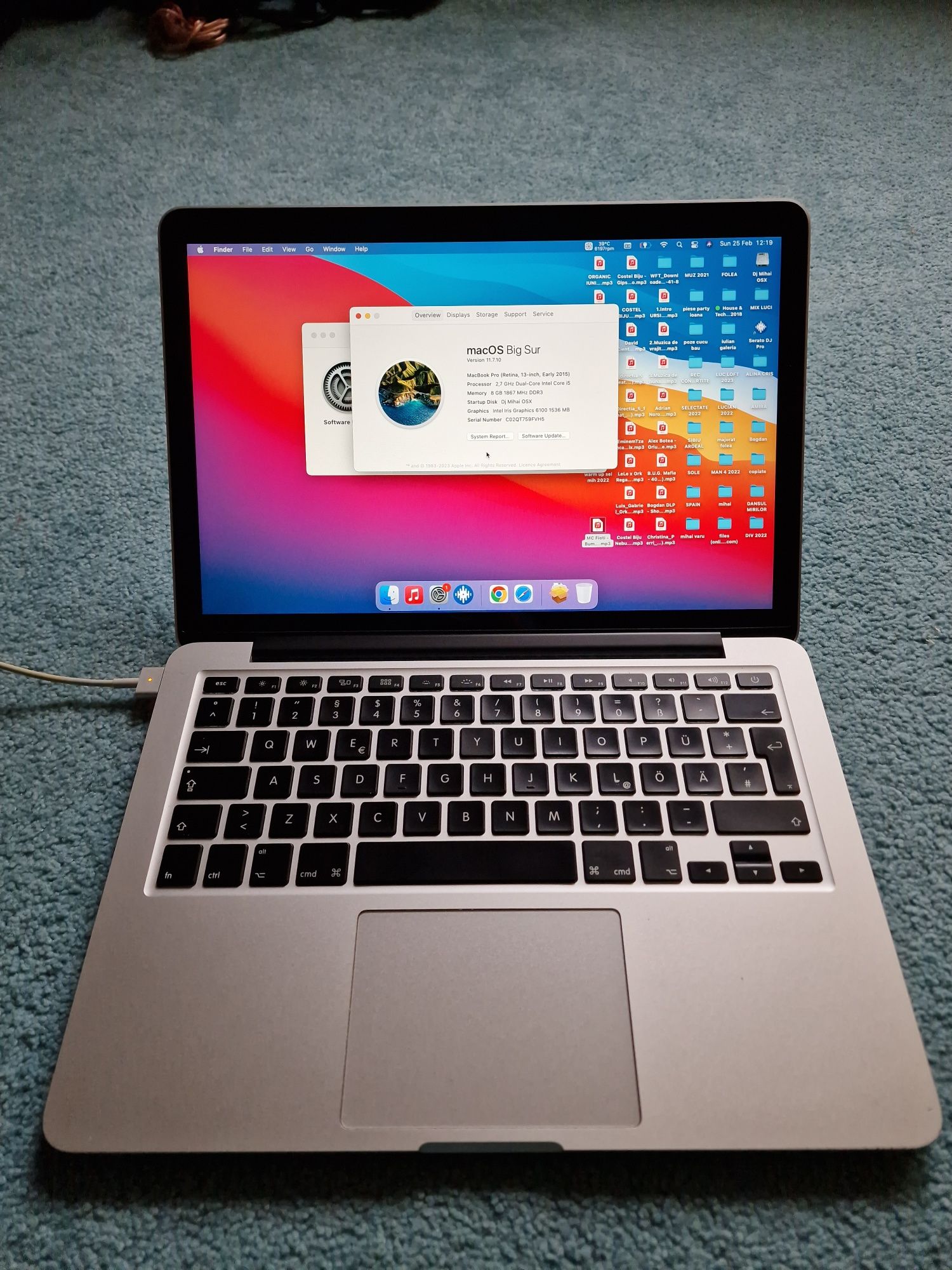 Vand schimb Macbook pro 2015