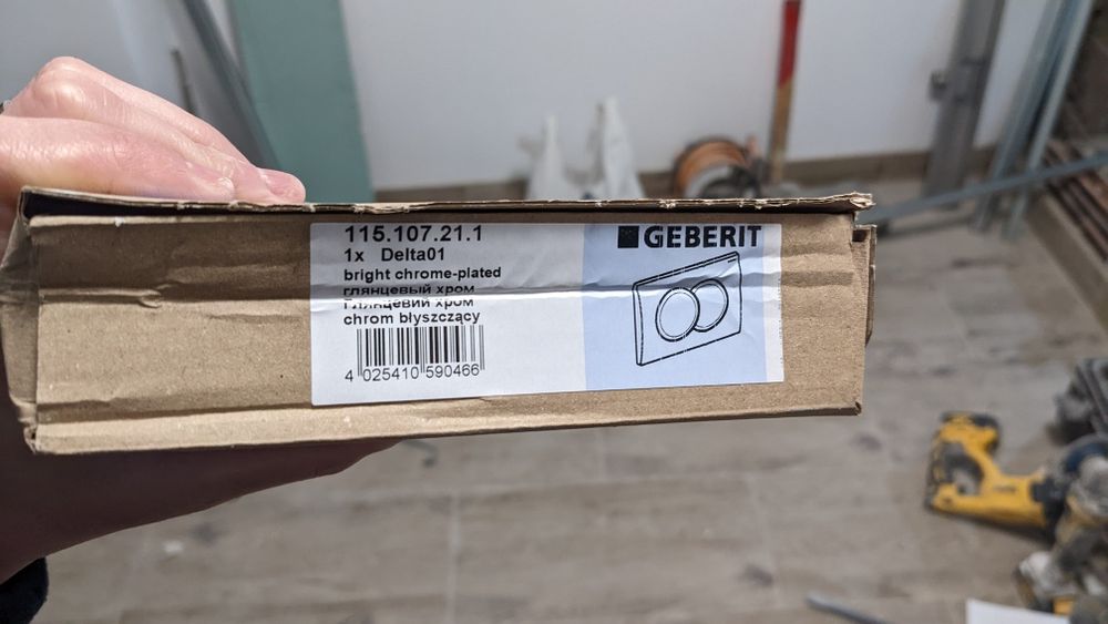 Clapeta de acționare wc - Geberit - Delta 01 compatibil Delta 50