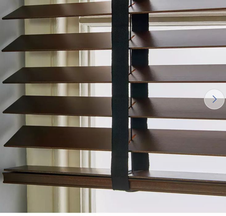 Jaluzea venețiene din lemn, maro închis, Habitat - 90 cm