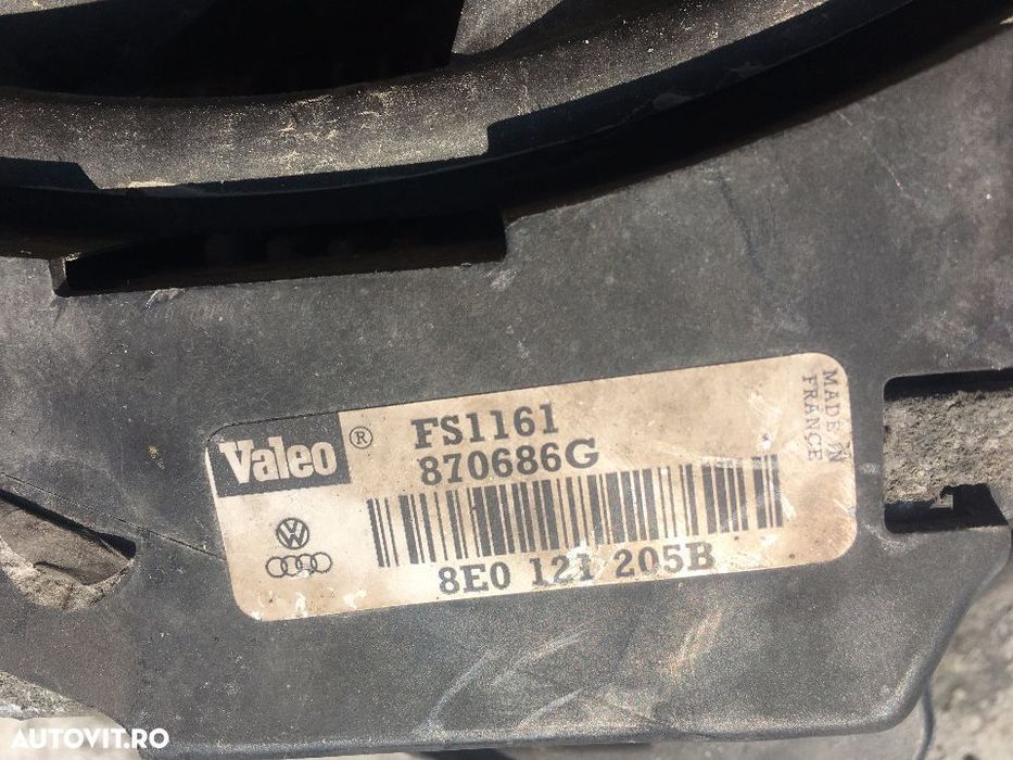 Electroventilator Ventilator Audi A4 B7 2.0TDI 2004 - 2008 COD : 8E0 121 205B