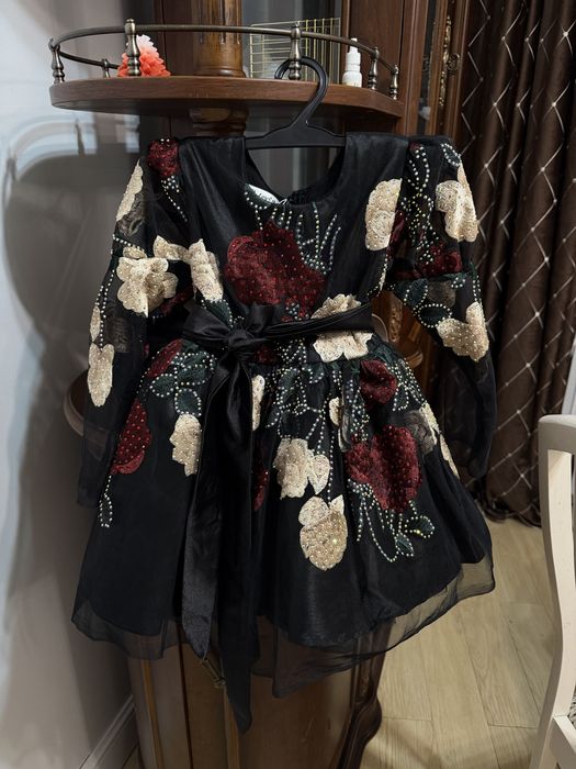 платья черная для девочек