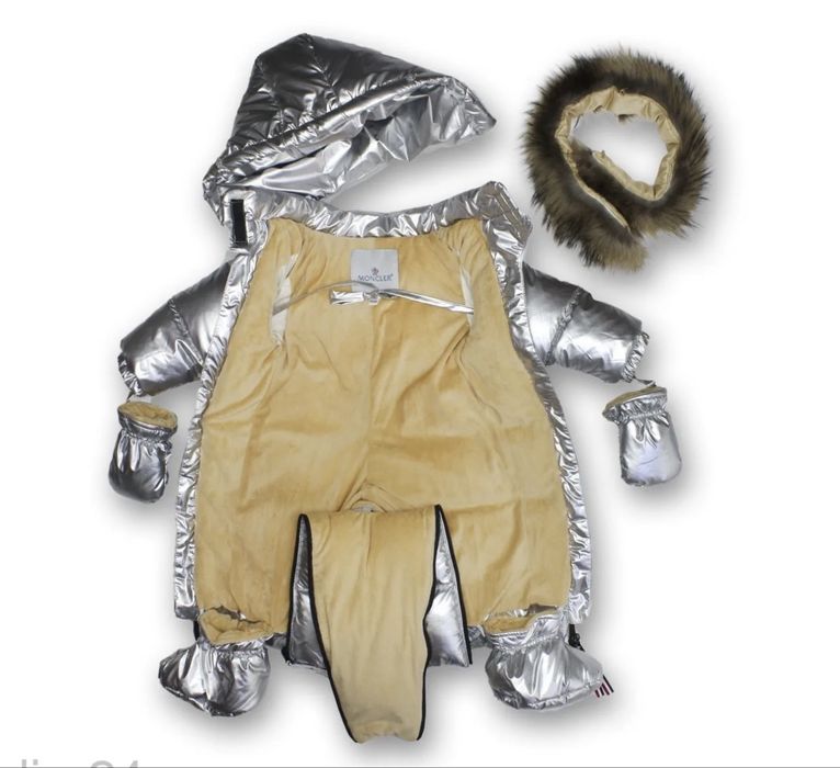 Детский теплый зимний комбензон