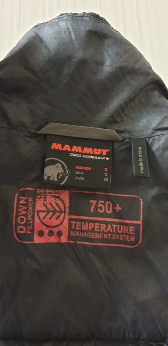 Mammut 750+ Pertex Quantum Ultra Light Down Mens Jacket Size S ОРИГИН