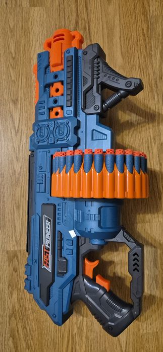 Arma Shooter Bleu Portocalie cu 48 gloante