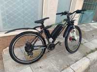 Електрически велосипед, 500 вата, скорост 40 км/ч, батерия 12 а/ч