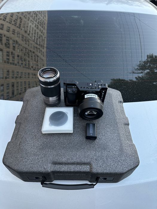 Комплект Sony A6300 + Sigma 30mm + Ronin SC + 55-200mm + аксессуары