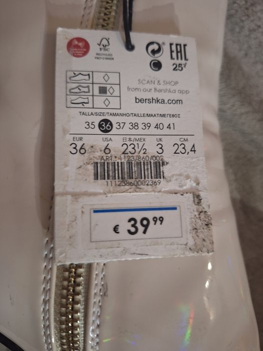 Боти на ток Bershka, Naf Naf
