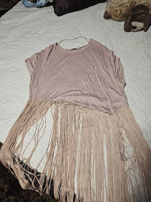 Туника зара с ресни