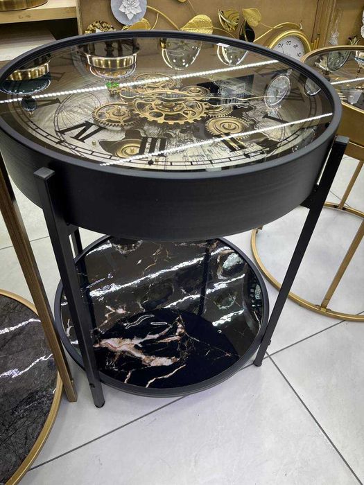 Журнальный столик, украшение для гостиной в стиле ретро-часов