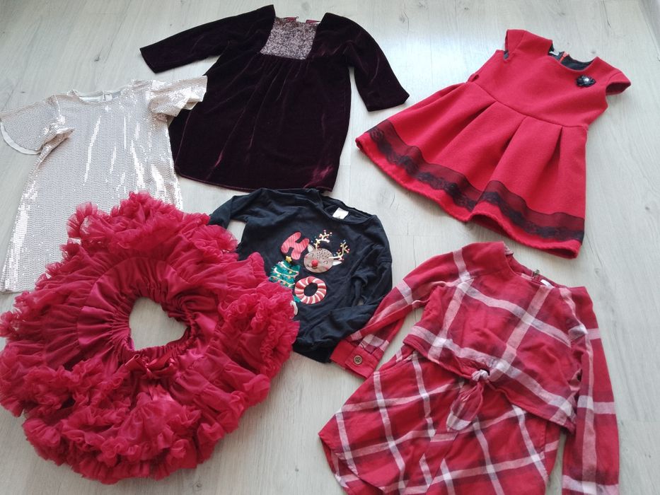 Lot ffff mare haine fetiță 104 / 110/ 116