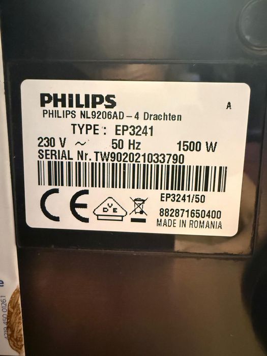 Espresor philips latte go