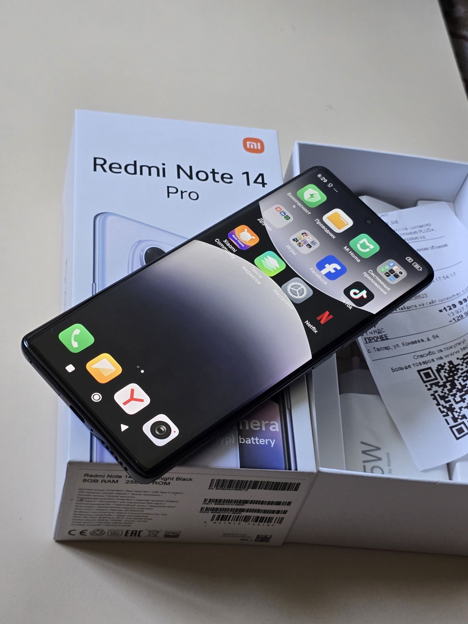 Redmi Note 14 Pro 256 gb Ram 8+6