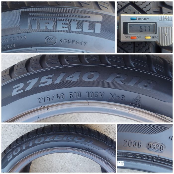 O bucată 275/255 40 R18 M+S iarnă - una Pirelli