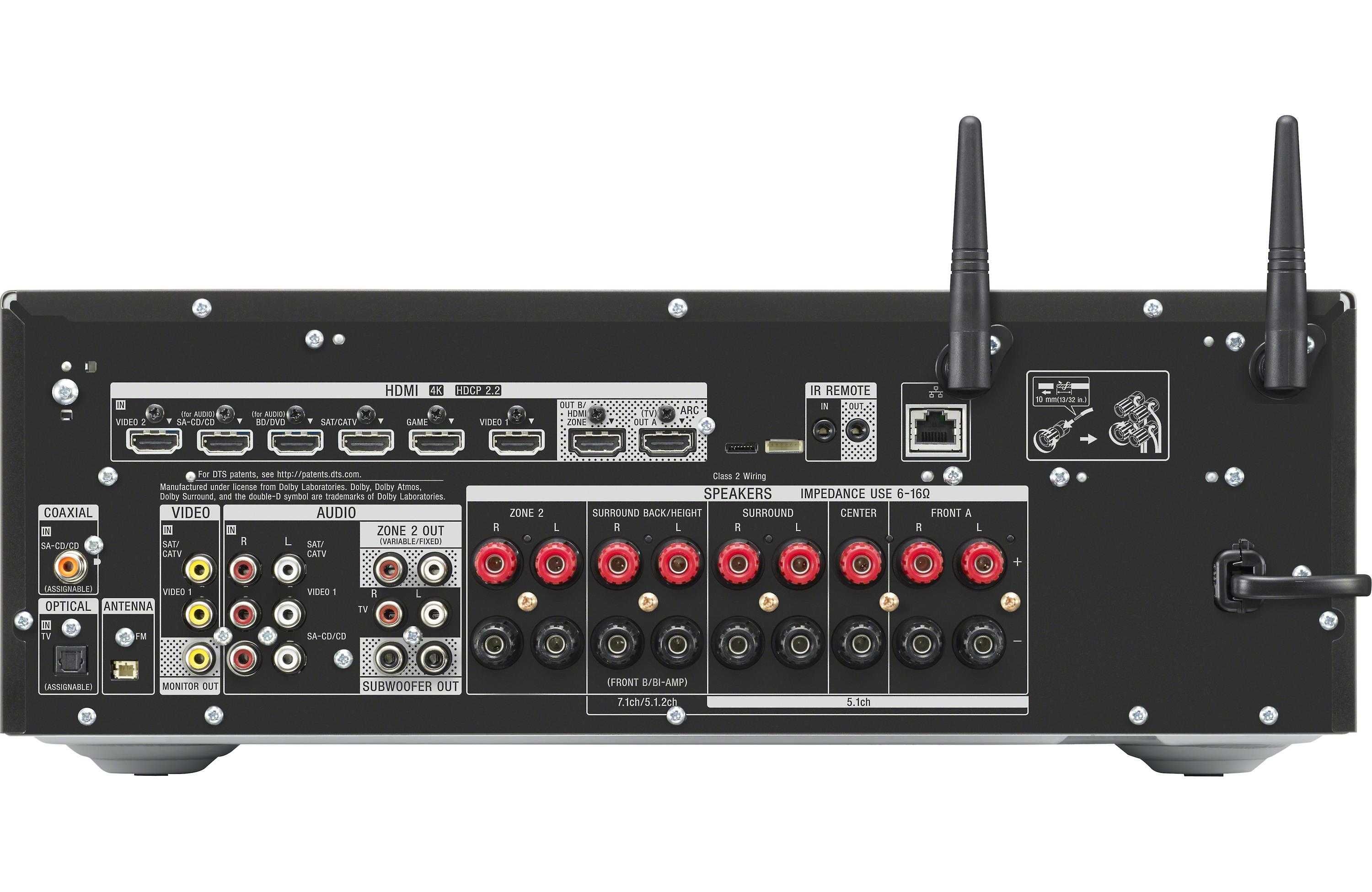 Receiver Sony STR-DN1080 4k/Dolby Atmos + boxe Dolby Atmos Sony SS-CSE