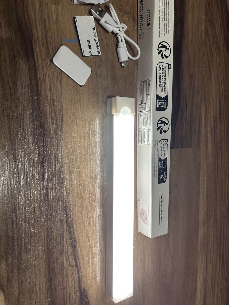 Сензорна LED лампа см магнитно закрепване, USB зареждане