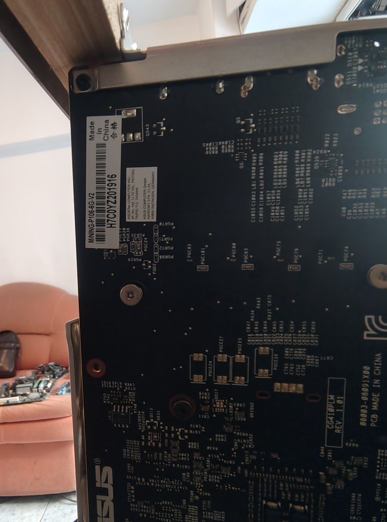 Mining Rig 8 карти Asus P106 6GB