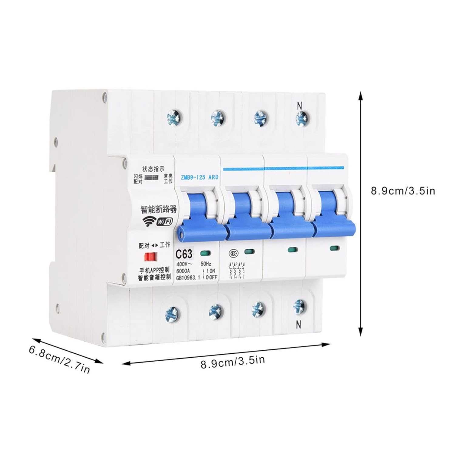 Siguranta/Disjunctoare 400V Smart WiFi 4P, REDUS de la 470 RON