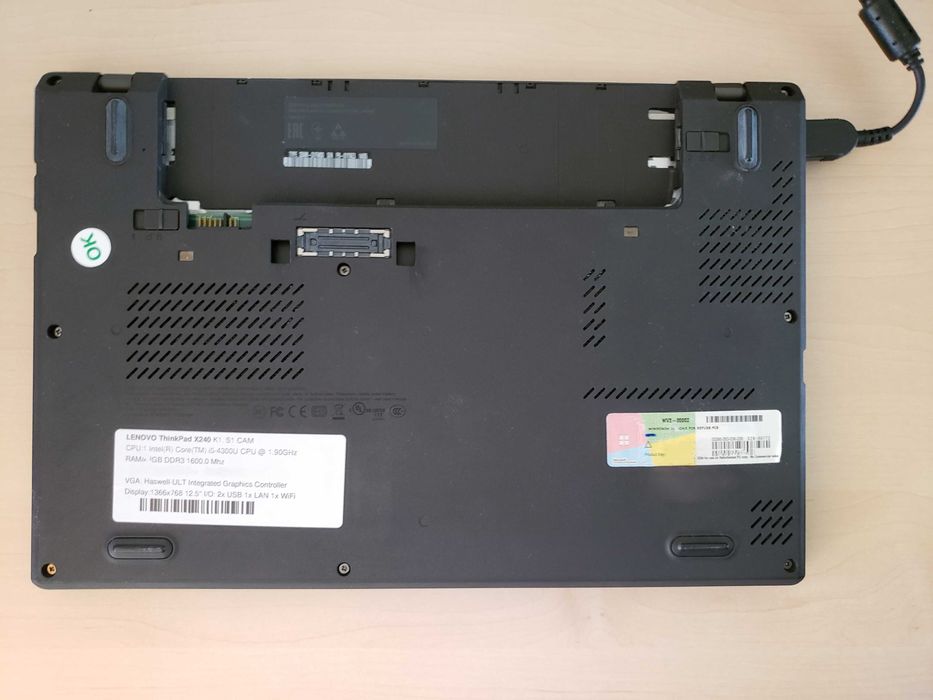 LENOVO ThinkPad X240, 12.5“ Ultrabook +Win10 +Двойна Батерия