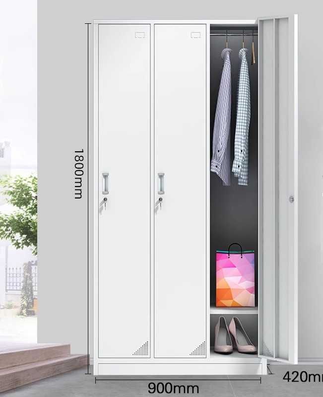 Shkaf metall xodimlar uchun – ombor, ofis, sex uchun mos