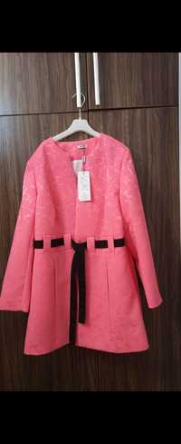 Palton elegant roz xl nou