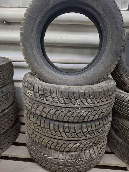 Шини б/у.Матадор 225/65/R17.  шипы 4шт 80000