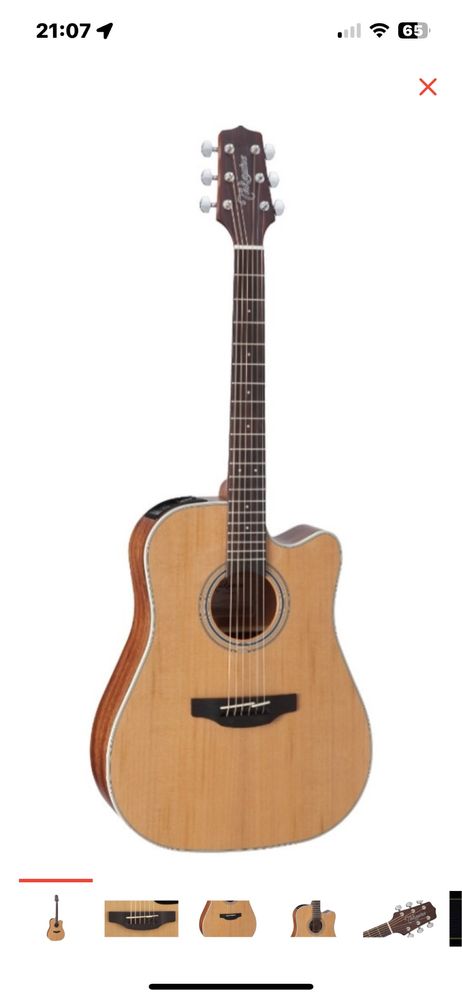 Электро акустика гитара TAKAMINE GD10 CE NS