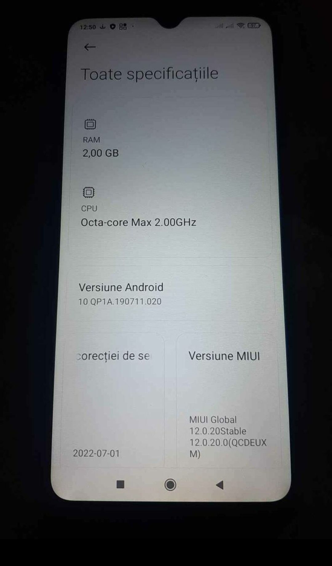 Vând redmi 9A , 32 GB , 2GB RAM, 5000 mAh