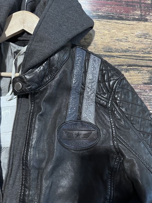 4+1 Geaca de Piele Moto By Mauritius