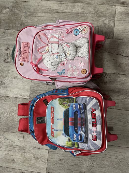 Рюкзаки на колесиках для девочки и мальчика