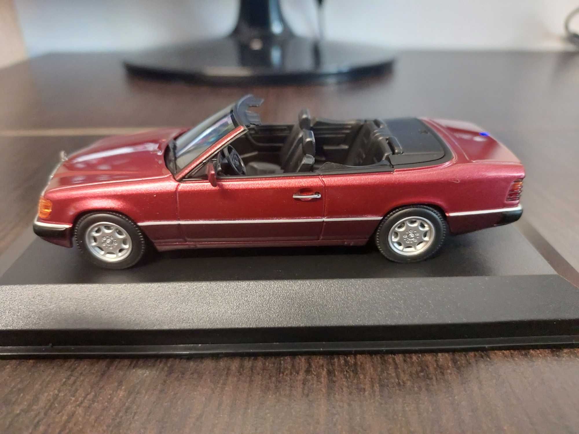 Macheta MERCEDES BENZ 300 CE-24 CABRIOLET 1991 - Minichamps, 1/43.