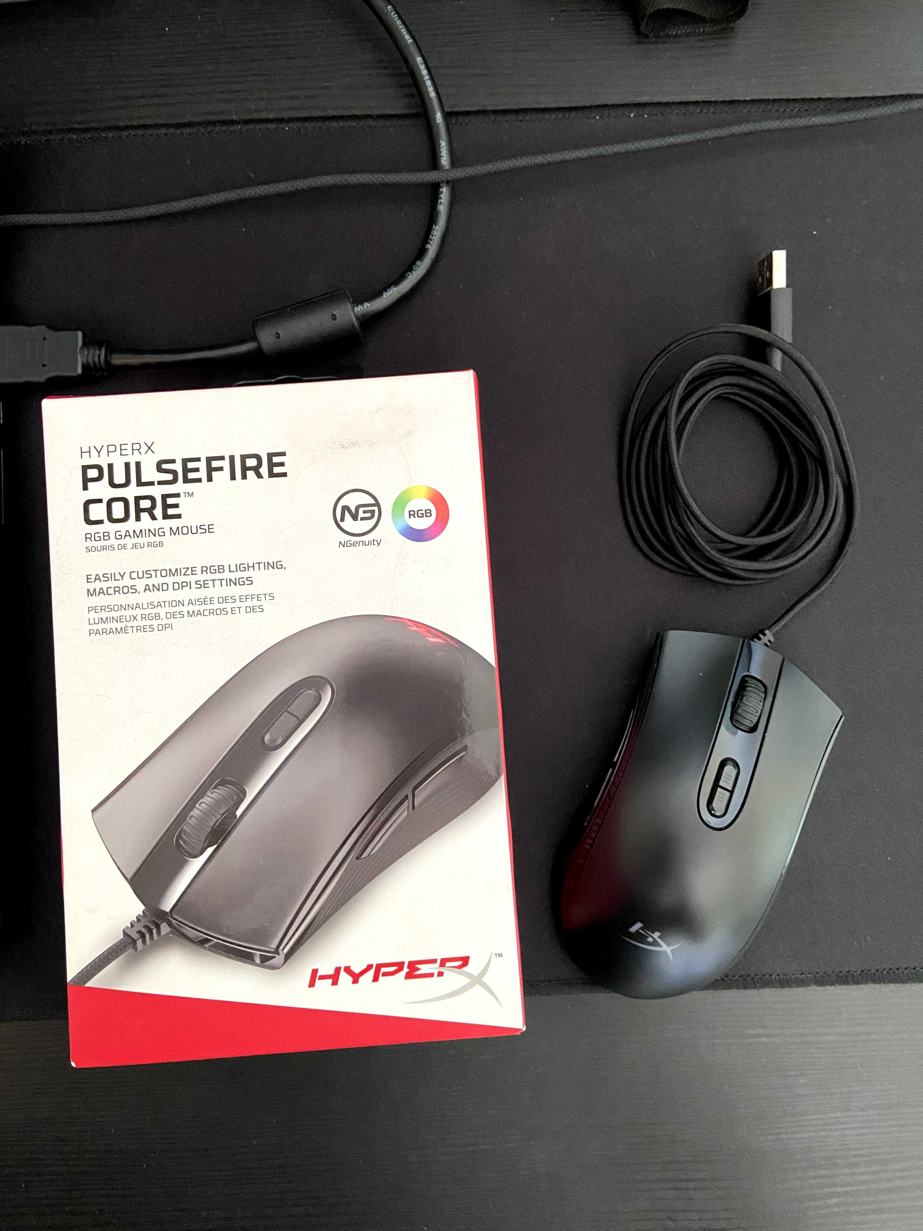 Мышь проводная HyperX Pulsefire CORE RGB [HX-MC004B]