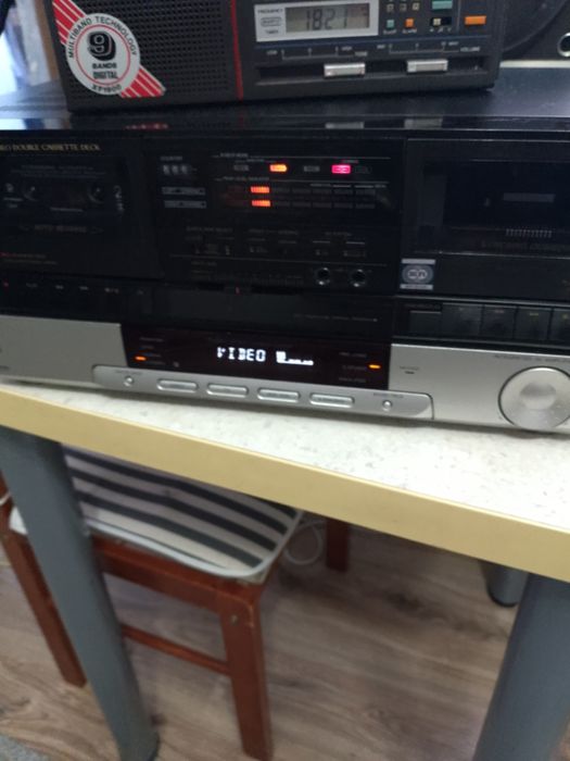 Dublu deck jvc, amplificator.Sony.radio.japonia