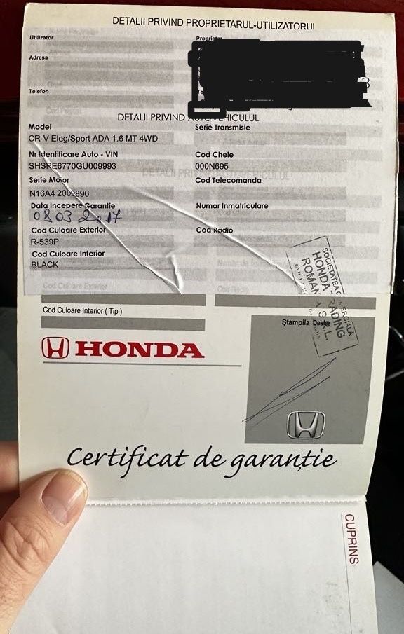 Honda CR-V 1.6 Ditec