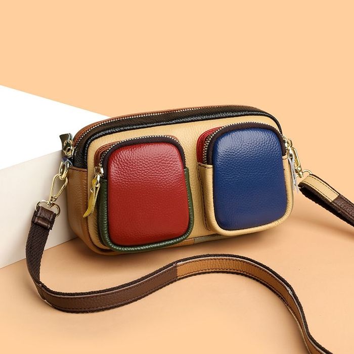 Женская сумка из 100% натуральной кожи быка прикольная женский сумочка