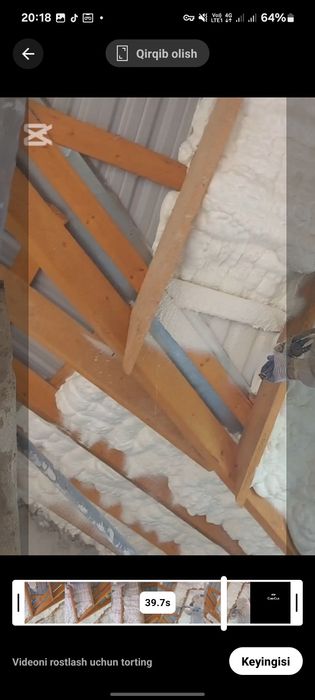 Pena sepish xizmati - sizga qulaylik va tejamkorlik tavsiya qilamiz