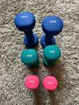 Gantere AEROBIC 2x2kg , 2x1kg , 2x0,5 kg