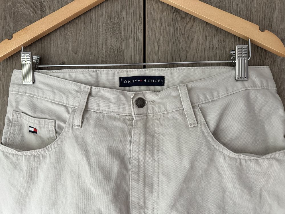 Pantaloni blugi Tommy Hilfiger, crem