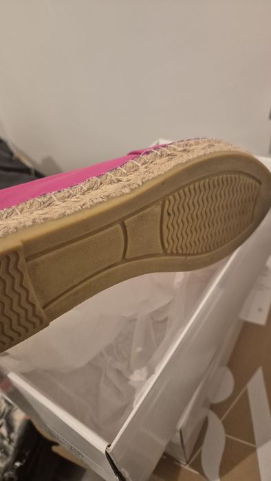 36н. цикламени дамски еспадрили Ест. кожа