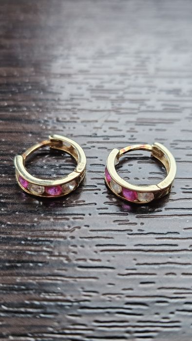 Cercei bebelus din aur