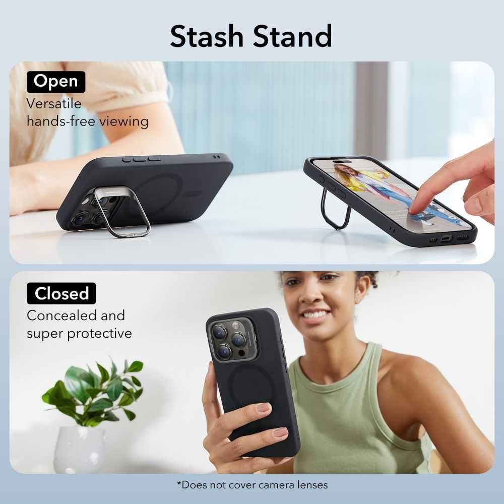 Калъф със стойка и MagSafe iPhone 15Pro/Pro Max ESR Cloud Kickstand