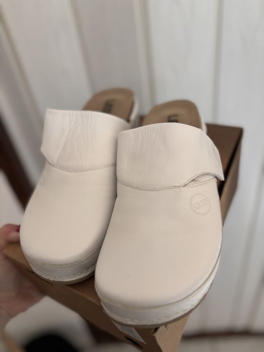 Saboti Leon piele cu talpa ortopedic