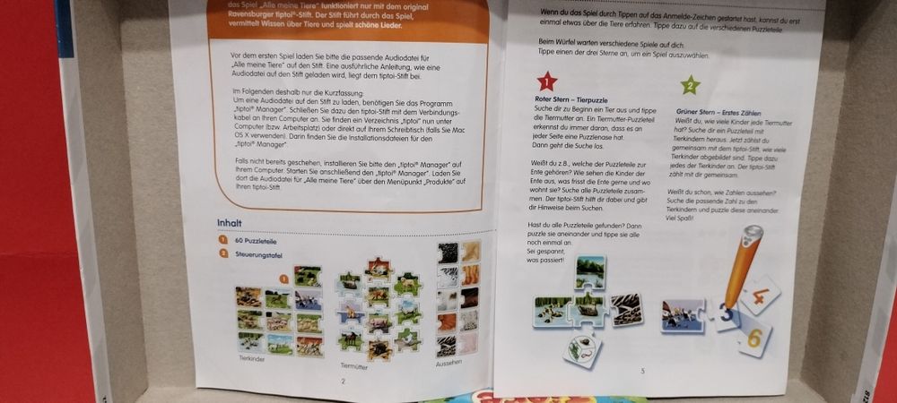 Alle meine Tiere joc Tiptoi